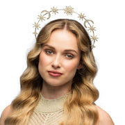 Op deze afbeelding zie je een Accessoires, van het merk Boland. Metalen Diadeem Halokroon Calypso