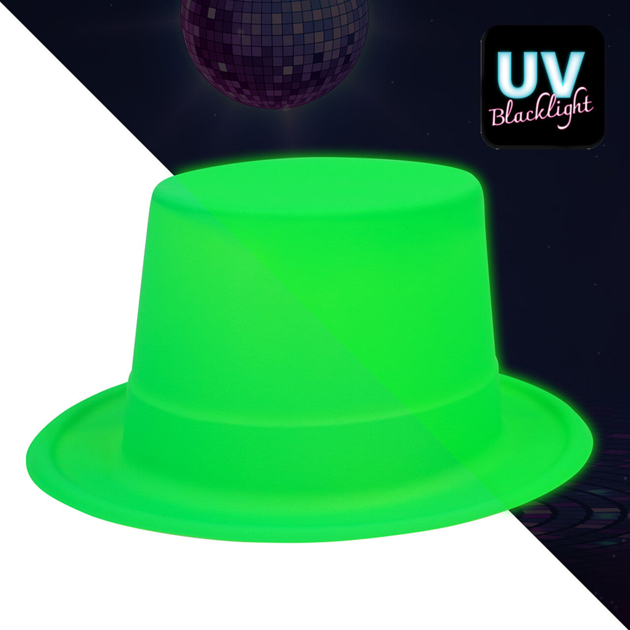 Op deze afbeelding zie je een Accessoires, van het merk Boland. Hoed Show Topper Neon Groen
