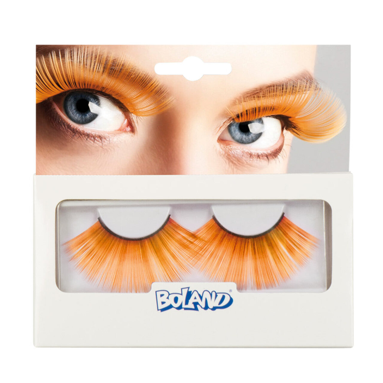 Op deze afbeelding zie je een Accessoires, van het merk Boland. Superlange Wimpers XL Oranje