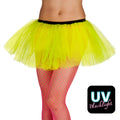 Neon Gele Tutu Extra Fout Vrouw