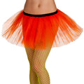 Oranje Tutu Disco Party Vrouw