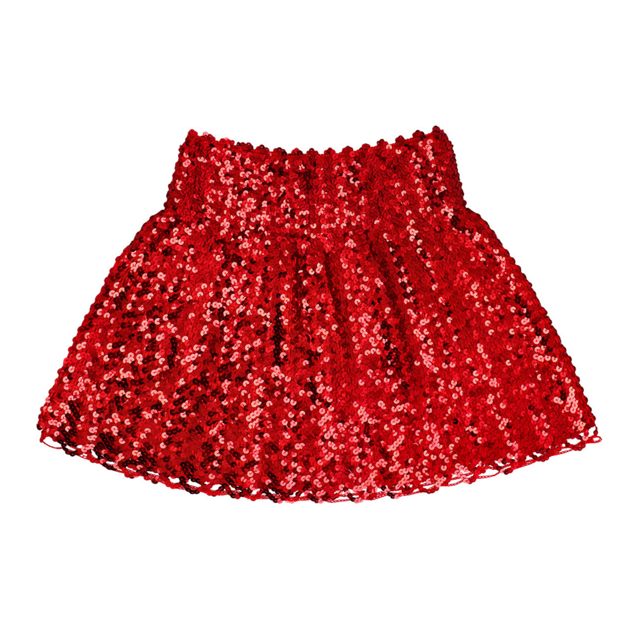Op deze afbeelding zie je een Kostuums, van het merk Boland. Pailletten Rok Rood Party Forever Vrouw