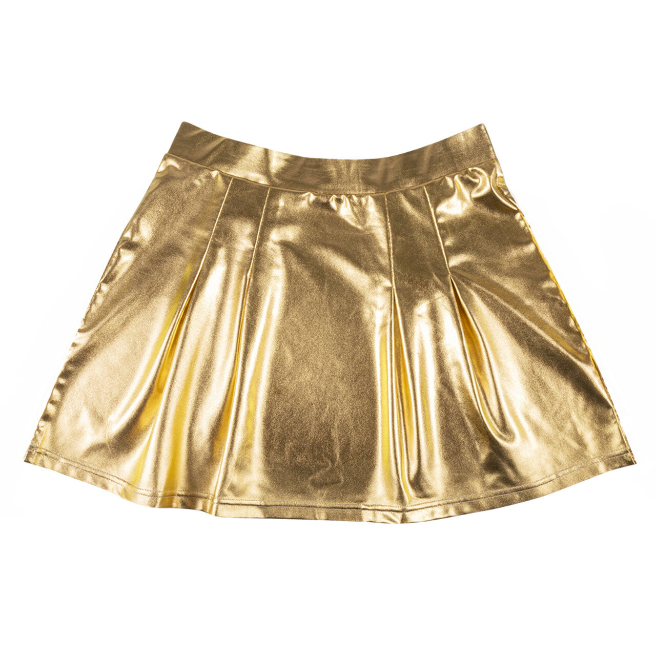 Op deze afbeelding zie je een Kostuums, van het merk Boland. Mini Rok Metallic Goud Vrouw