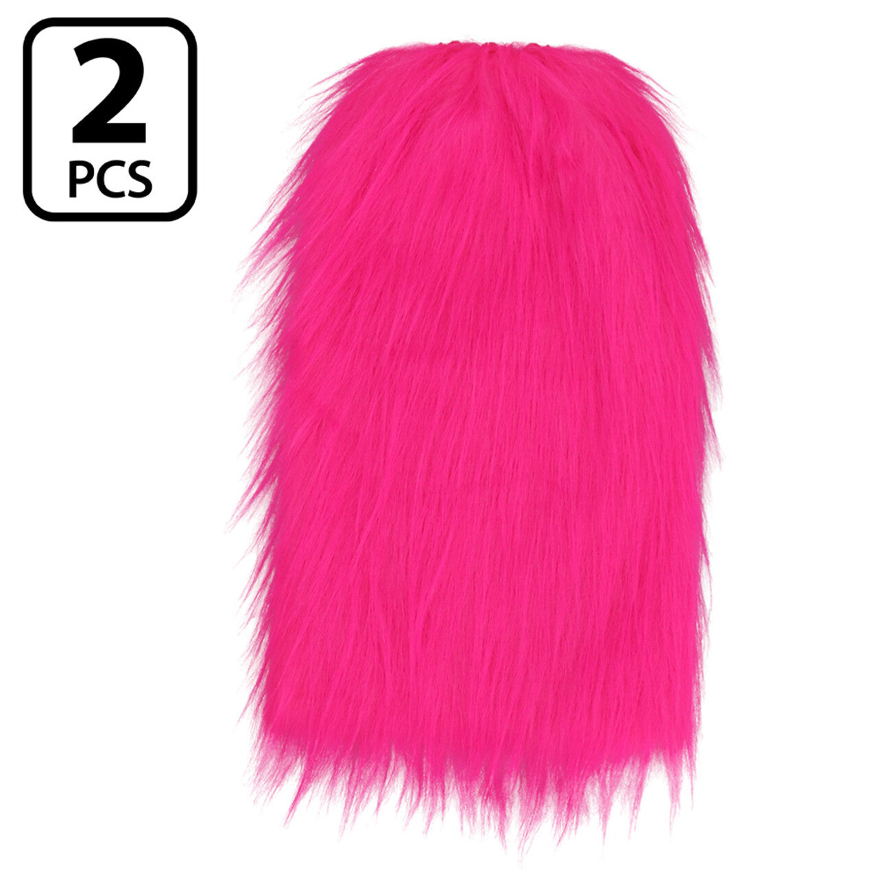 Op deze afbeelding zie je een Accessoires, van het merk Boland. Bontige Beenwarmers Neonroze