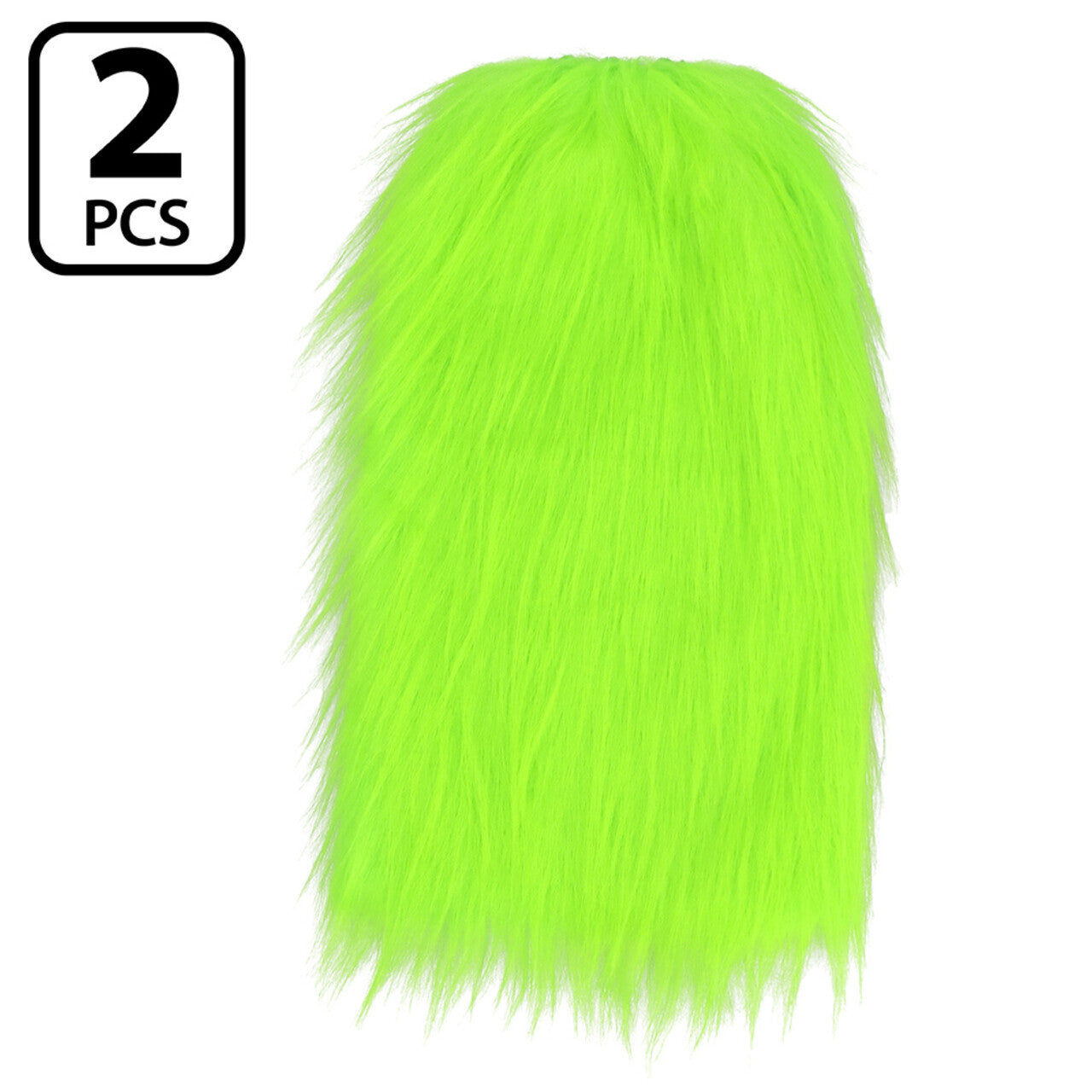 Op deze afbeelding zie je een Accessoires, van het merk Boland. Bontige Beenwarmers Neongroen