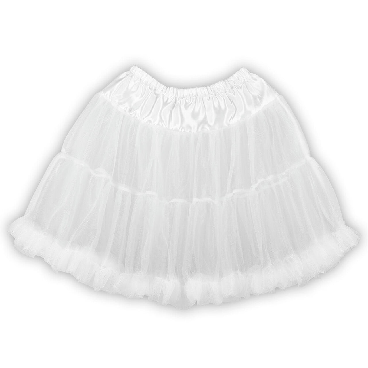 Op deze afbeelding zie je een Kostuums, van het merk Boland. Petticoat De Luxe Wit Vrouw