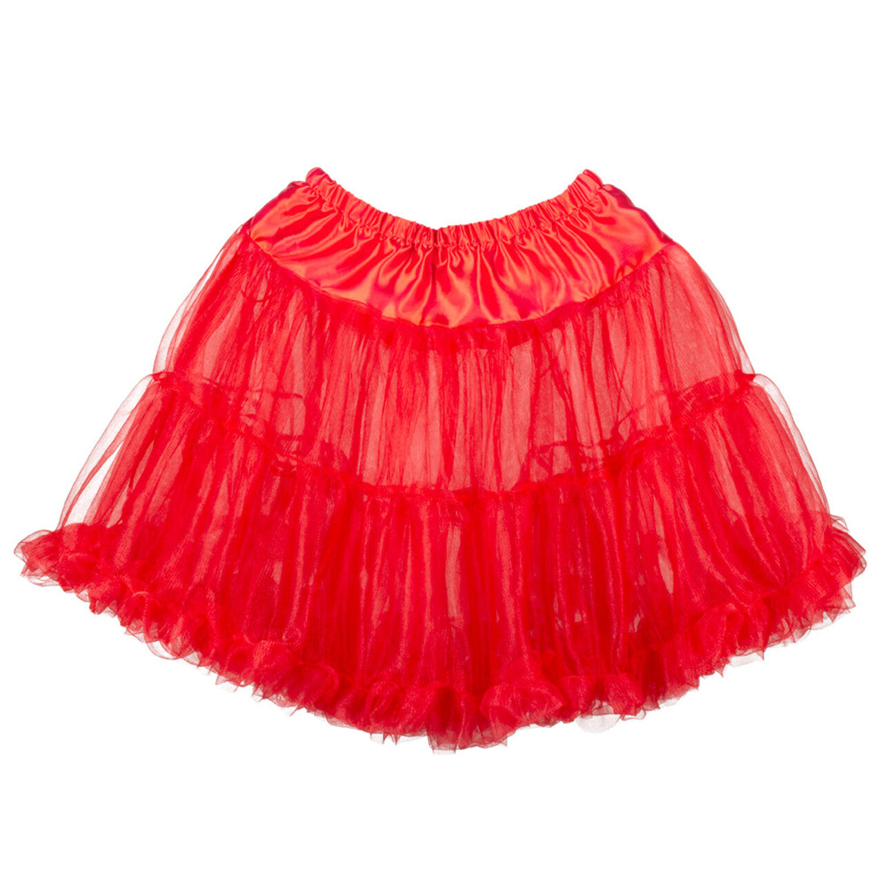 Op deze afbeelding zie je een Kostuums, van het merk Boland. Petticoat De Luxe Rood Vrouw