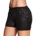 Hotpants Pailetten Zwart Vrouw