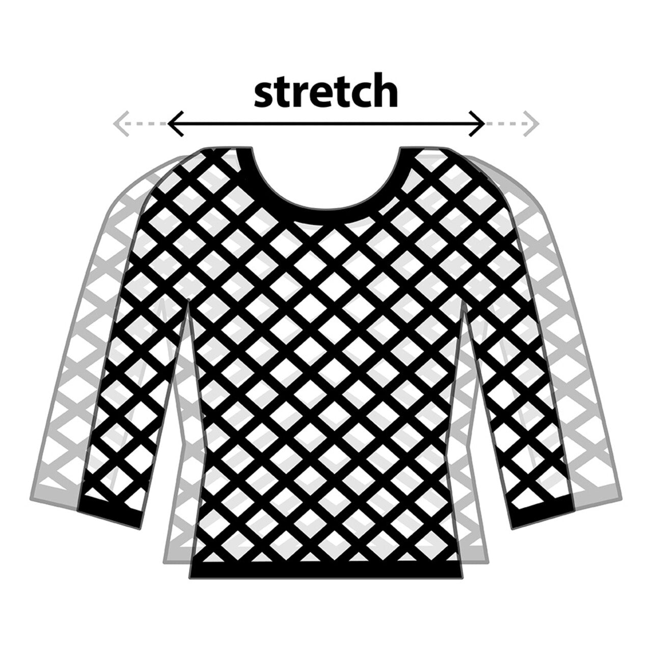 Op deze afbeelding zie je een Kostuums, van het merk Boland. 80s Visnet Shirt Temptation Zwart Vrouw
