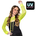 Sportief Visnet Festival Bolero Neon Geel Vrouw