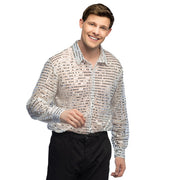 Op deze afbeelding zie je een Kostuums, van het merk Boland. Overhemd Wit Met Pailletten Blinkie Blink Man