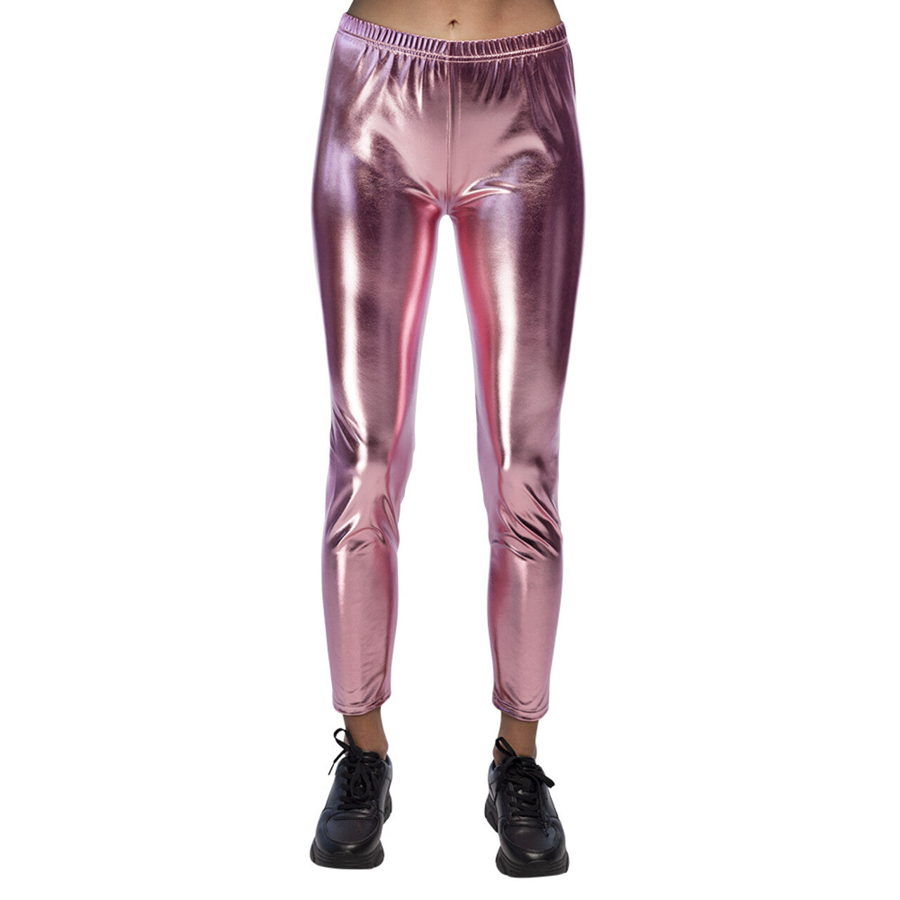 Op deze afbeelding zie je een Kostuums, van het merk Boland. Legging Metallic Lichtroze Vrouw