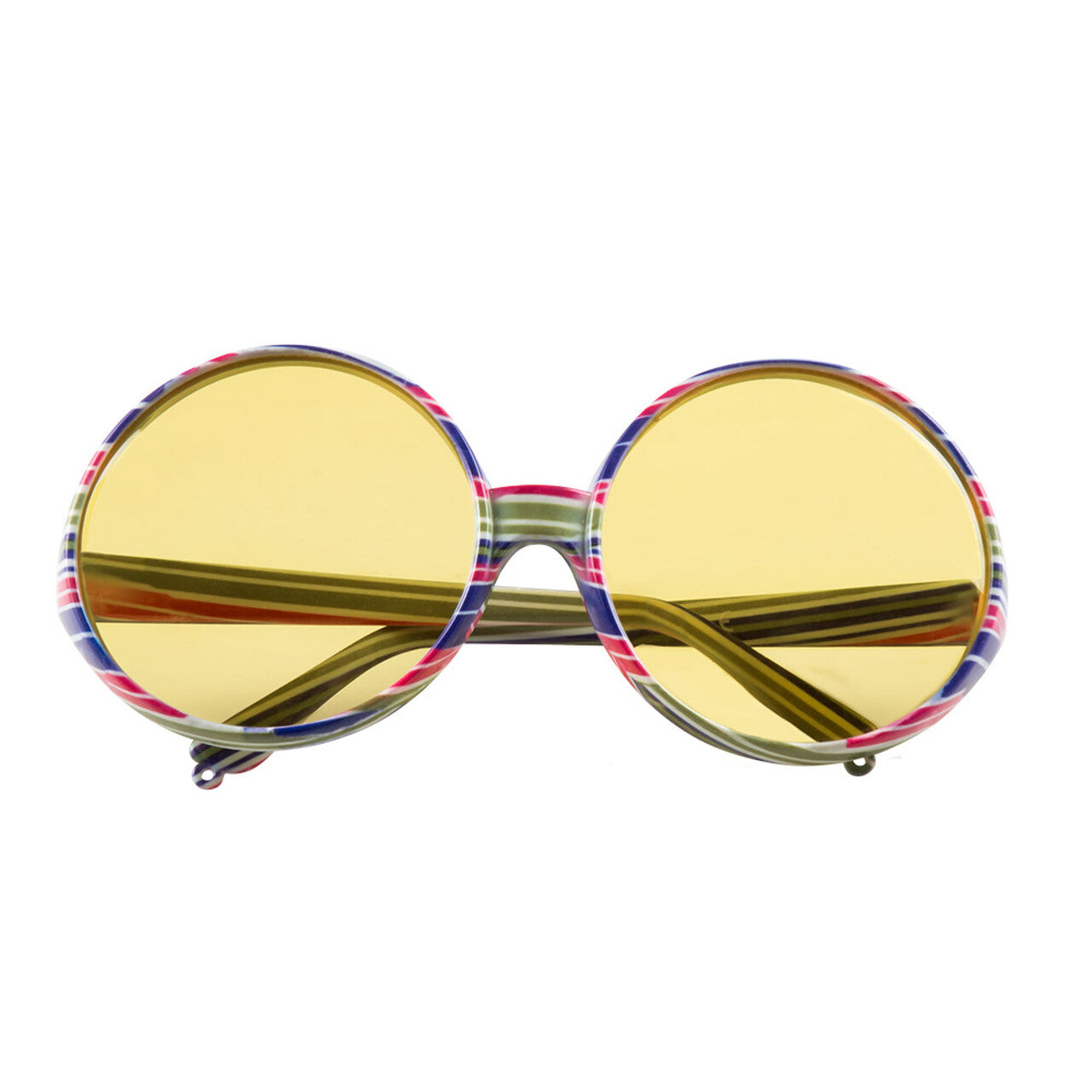 Op deze afbeelding zie je een Accessoires, van het merk Boland. Grote Ronde Hippie Bril Tina Love
