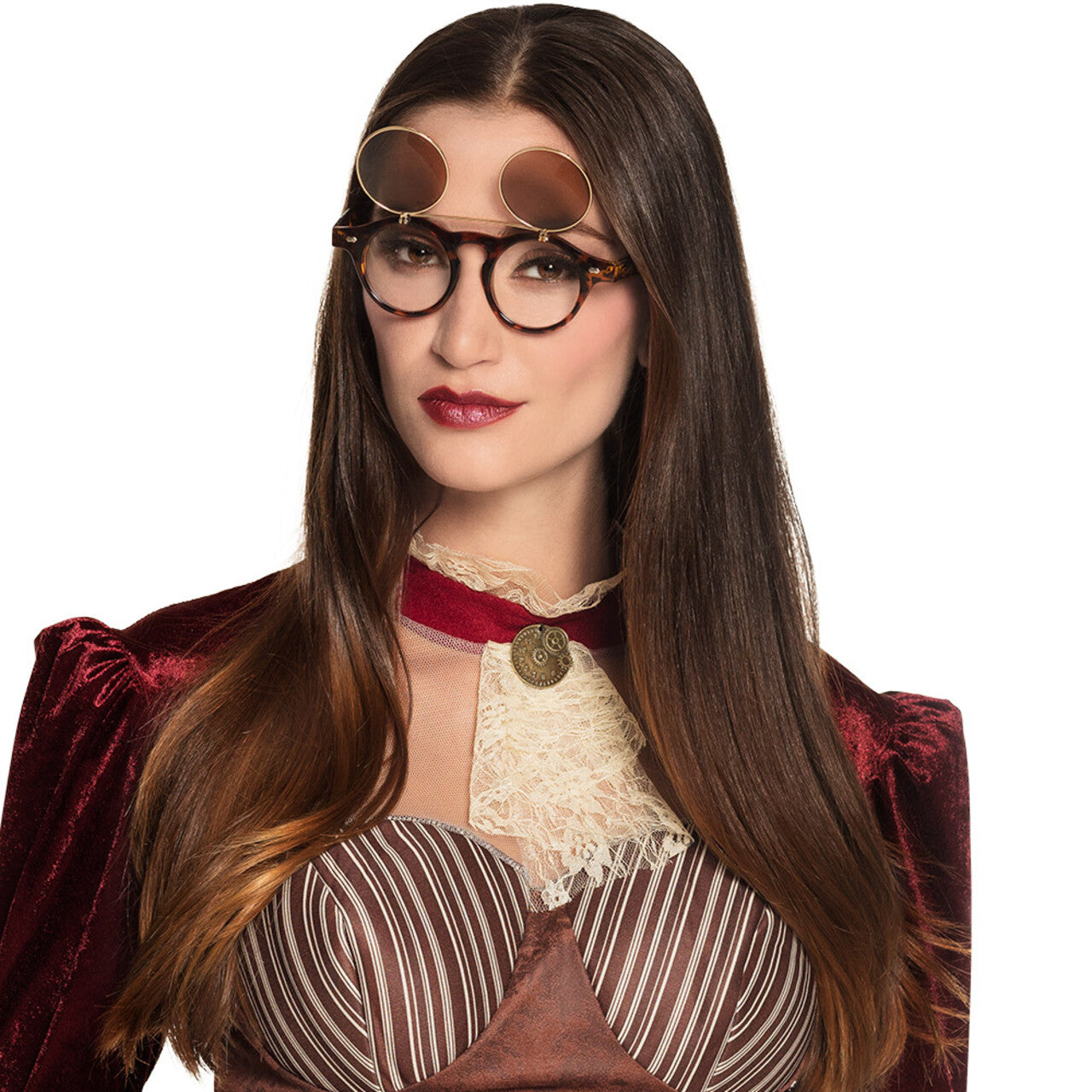 Op deze afbeelding zie je een Accessoires, van het merk Boland. Steampunk Vintage Bril