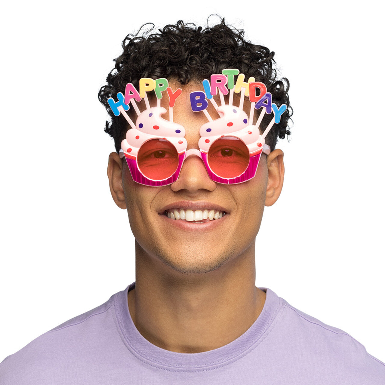 Op deze afbeelding zie je een Accessoires, van het merk Boland. Happy Birthday Bril