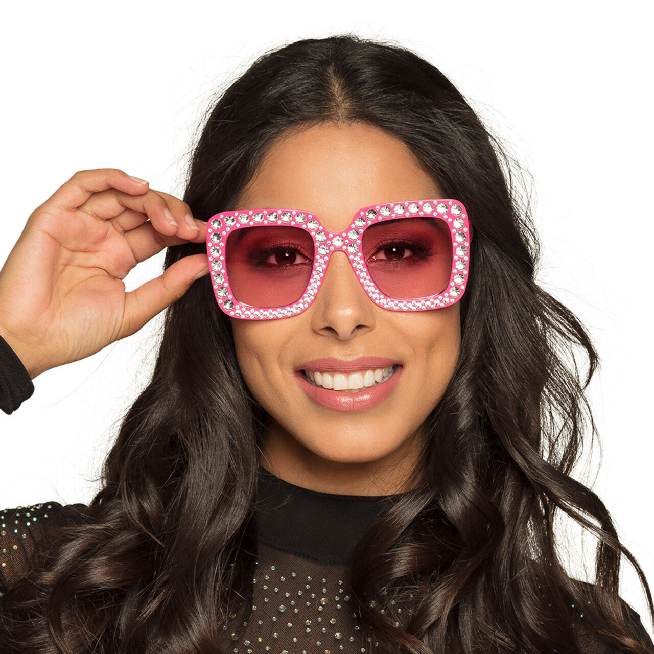 Op deze afbeelding zie je een Accessoires, van het merk Boland. Bling Bling Duo Partybrillen