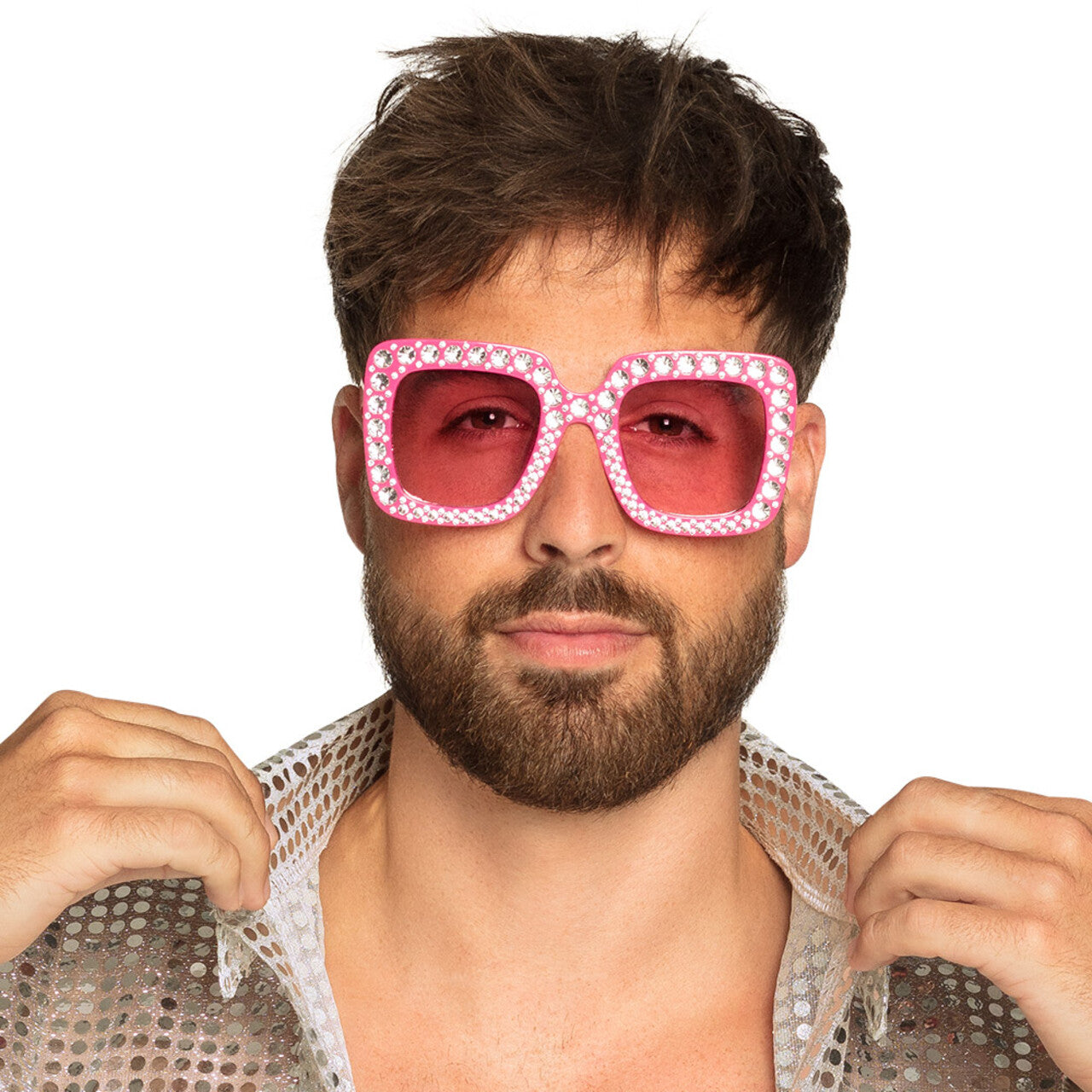 Op deze afbeelding zie je een Accessoires, van het merk Boland. Bling Bling Duo Partybrillen