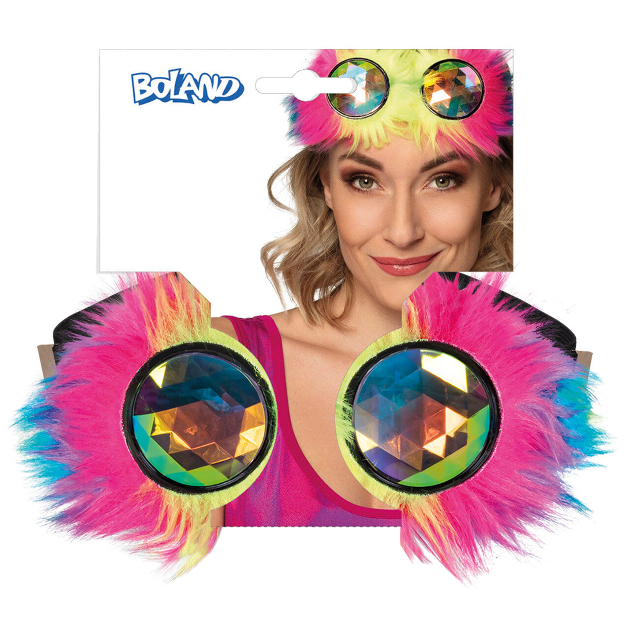 Op deze afbeelding zie je een Accessoires, van het merk Boland. Partybril Crazy Rave