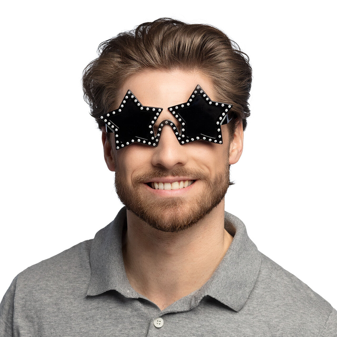 Op deze afbeelding zie je een Accessoires, van het merk Boland. Partybril Ultimate Rockstar Zwart