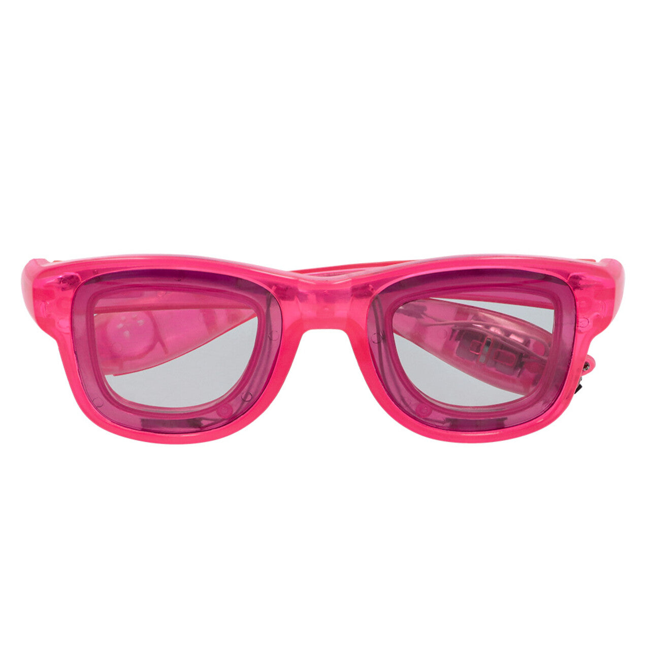 Op deze afbeelding zie je een Accessoires, van het merk Boland. Blink Roze Bril Led