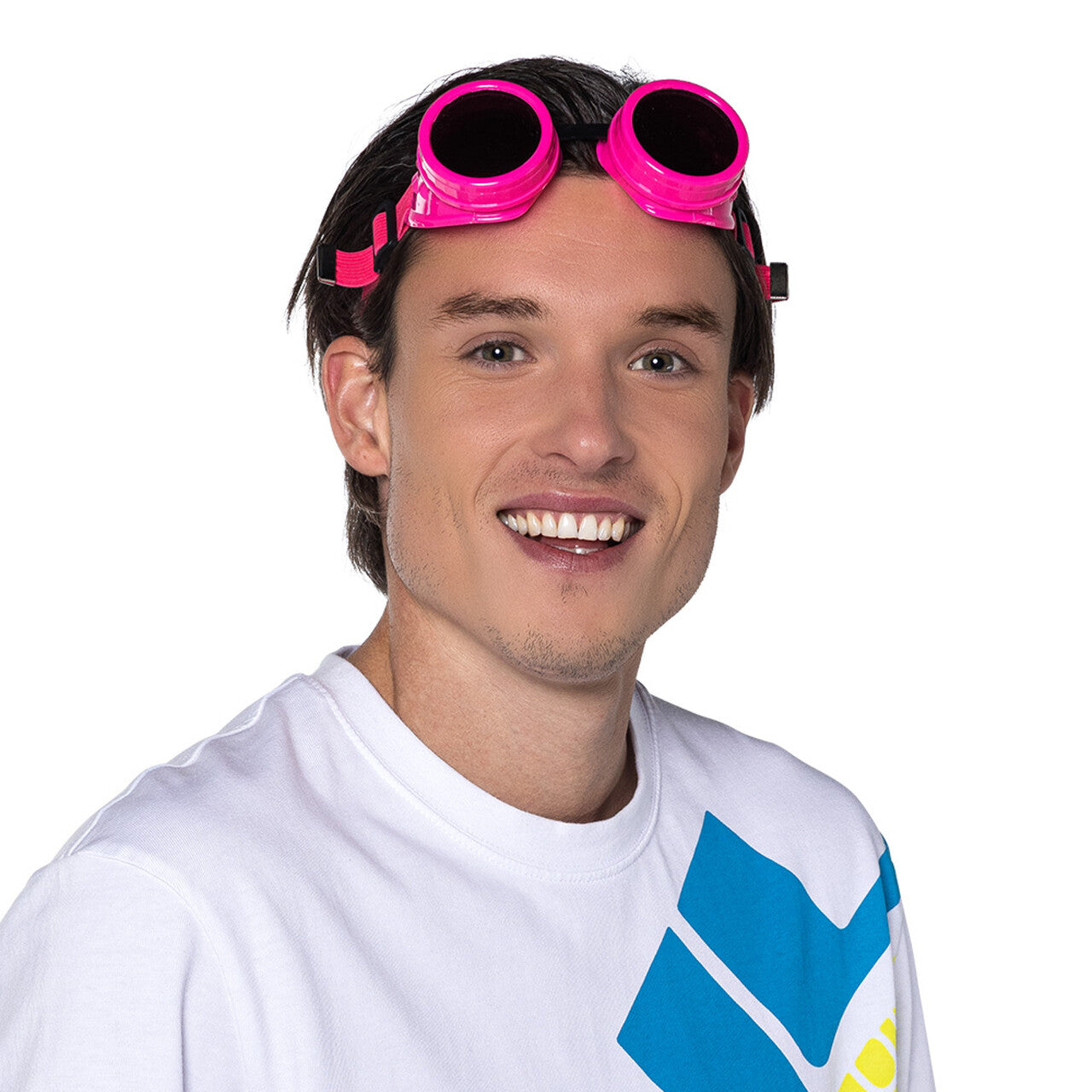 Op deze afbeelding zie je een Accessoires, van het merk Boland. Tropical Party Duik Bril Neon Roze