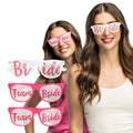 Set 3 Partybrillen Bride En Team Bride