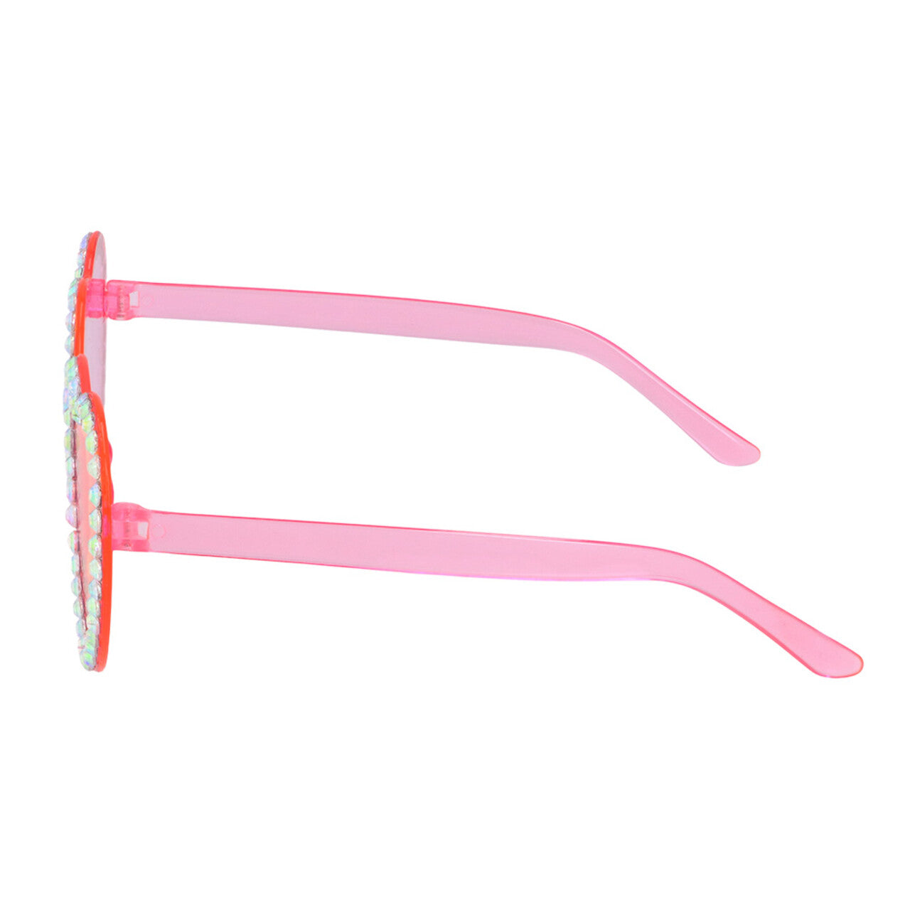 Op deze afbeelding zie je een Accessoires, van het merk Boland. Partybril Diamond Heart Roze