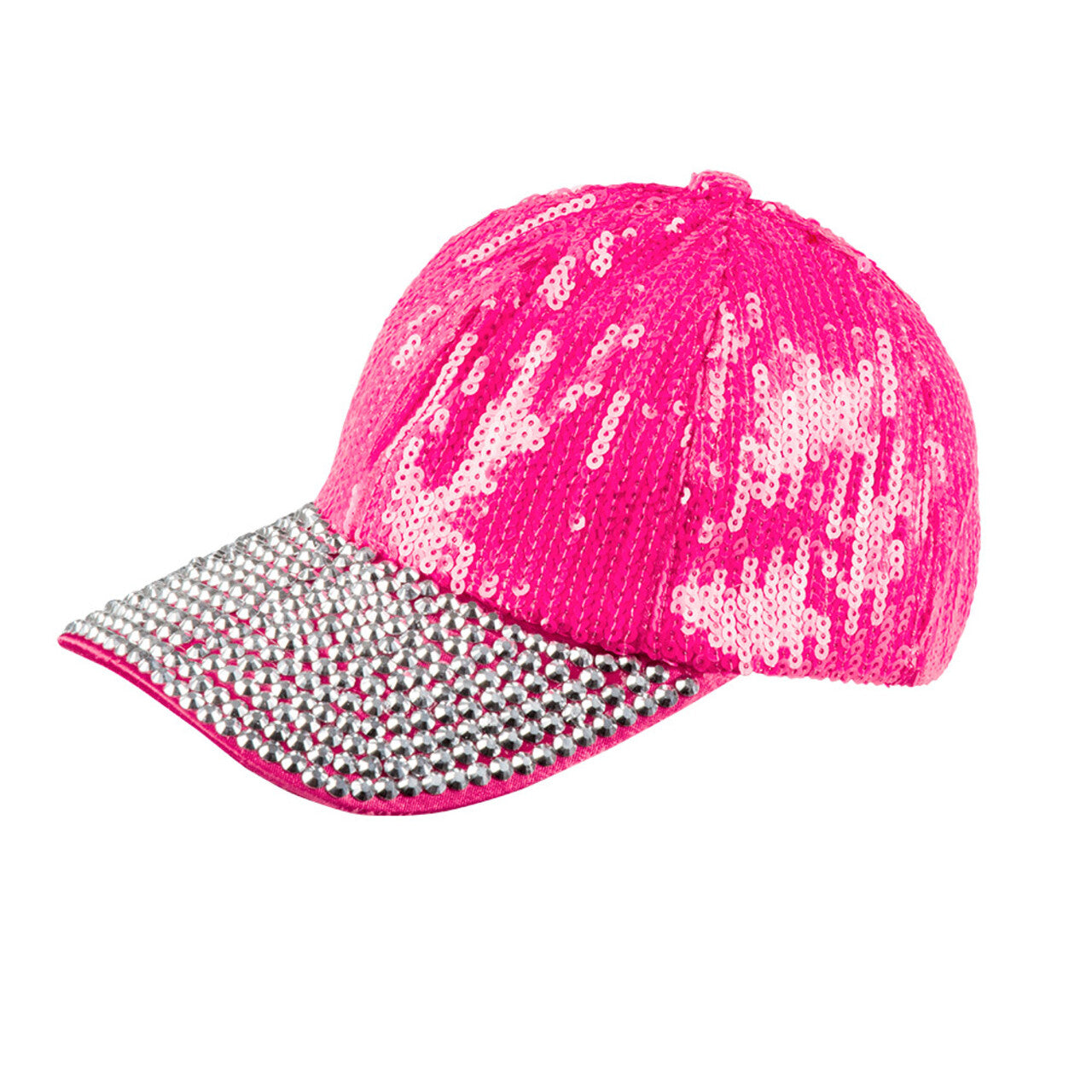 Op deze afbeelding zie je een Accessoires, van het merk Boland. Pet Super Bling Bling Roze Met Pailletten