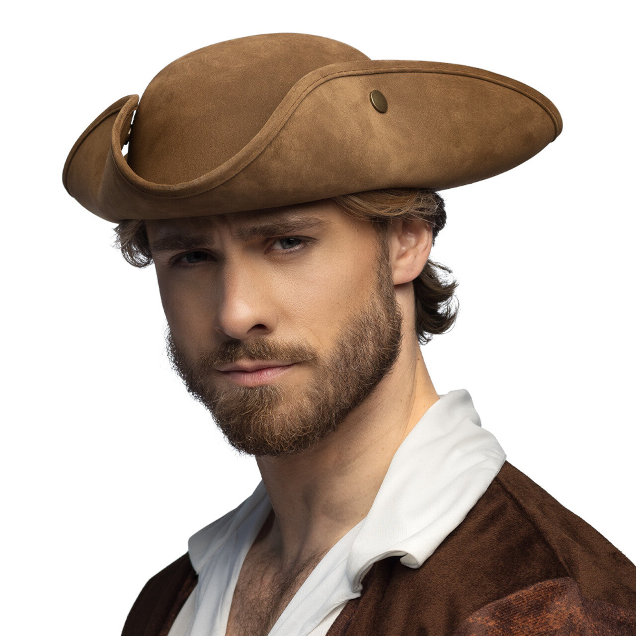Op deze afbeelding zie je een Accessoires, van het merk Boland. Piratenhoed Charles Carter