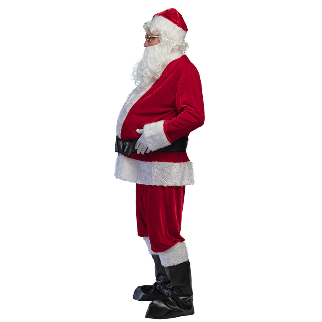 Op deze afbeelding zie je een Kostuums, van het merk Boland. Complete Set Professionele Santa All The Way Man Kostuum