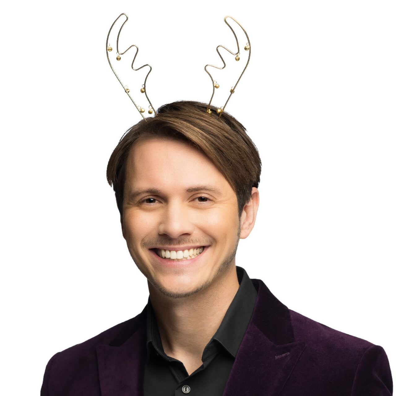 Op deze afbeelding zie je een Accessoires, van het merk Boland. Metalen Diadeem Jingle Bell Rendier