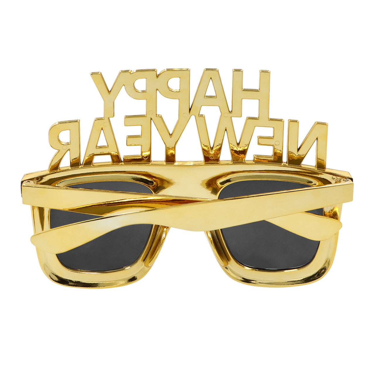 Op deze afbeelding zie je een Accessoires, van het merk Boland. Bling Bling Bril happy New Year Goud