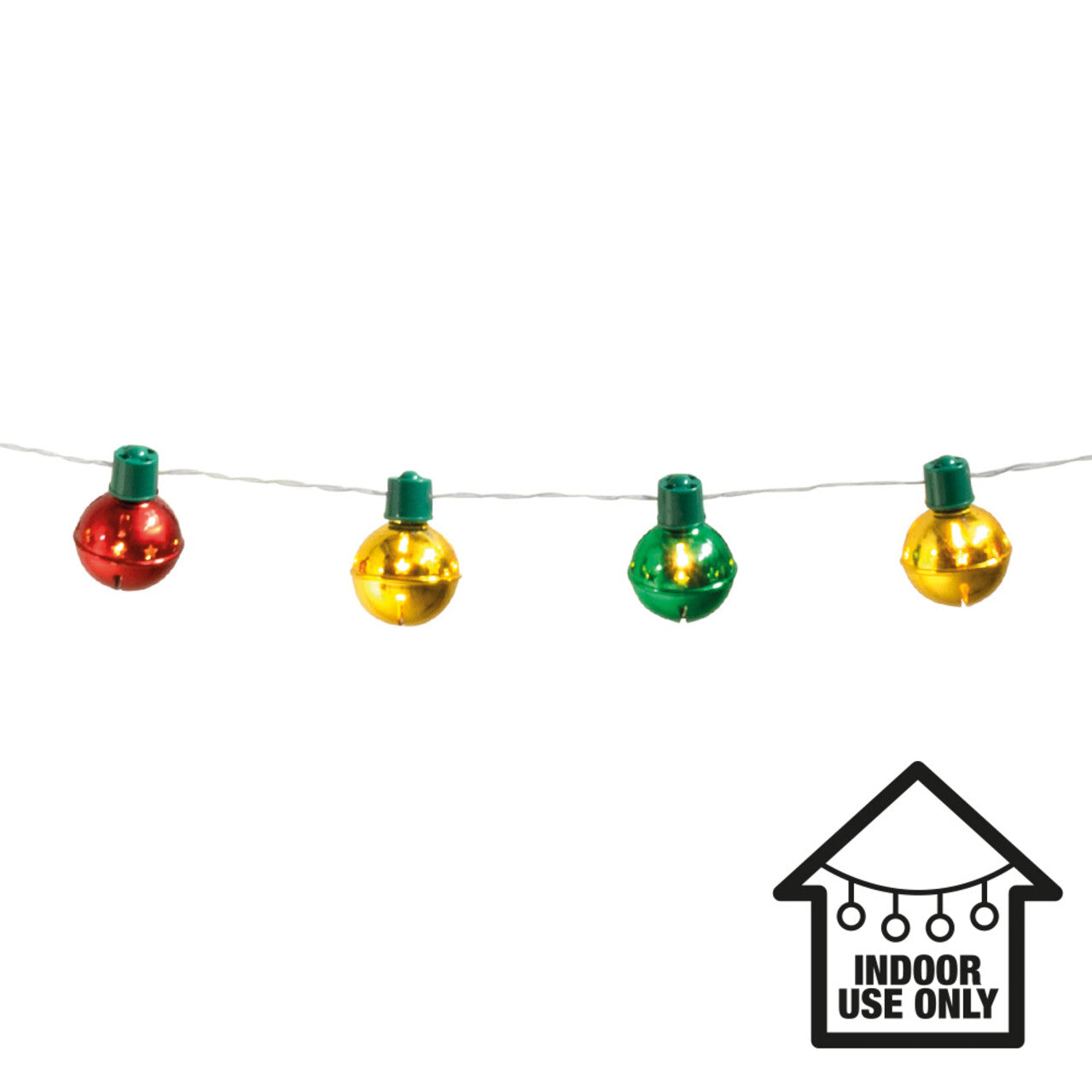 Op deze afbeelding zie je een Decoratie, van het merk Boland. Led Lichtsnoer Kerstbel (140 Cm, Ø 3.5 Cm)