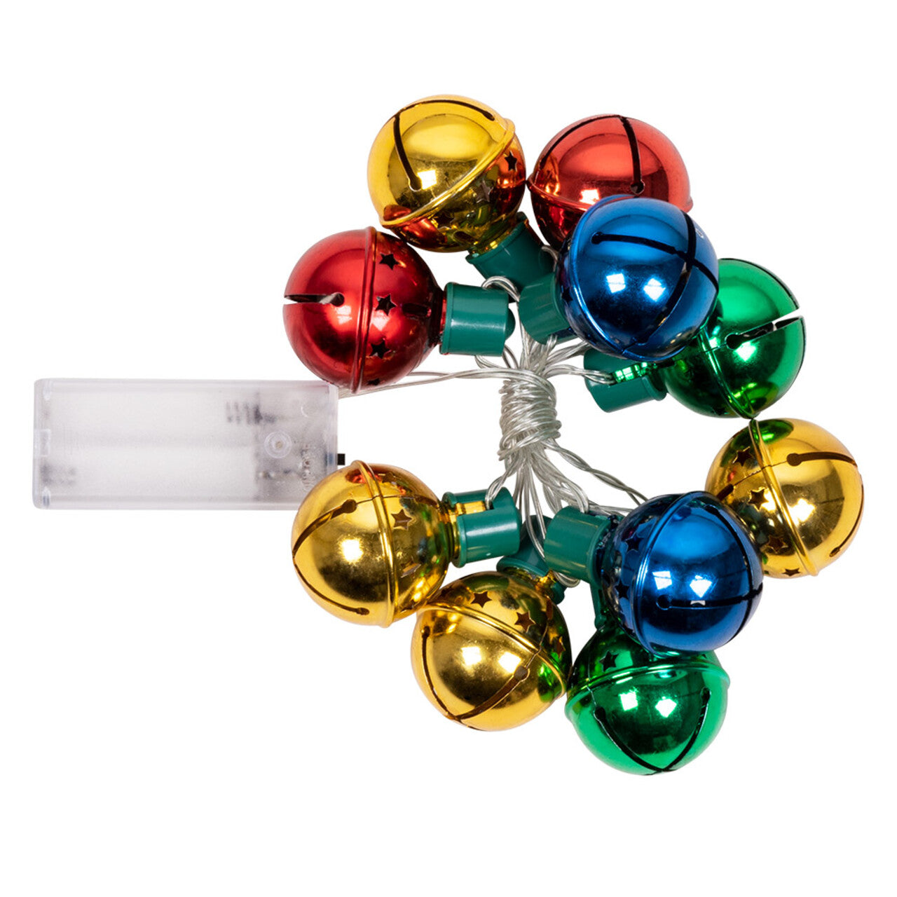Op deze afbeelding zie je een Decoratie, van het merk Boland. Led Lichtsnoer Kerstbel (140 Cm, Ø 3.5 Cm)