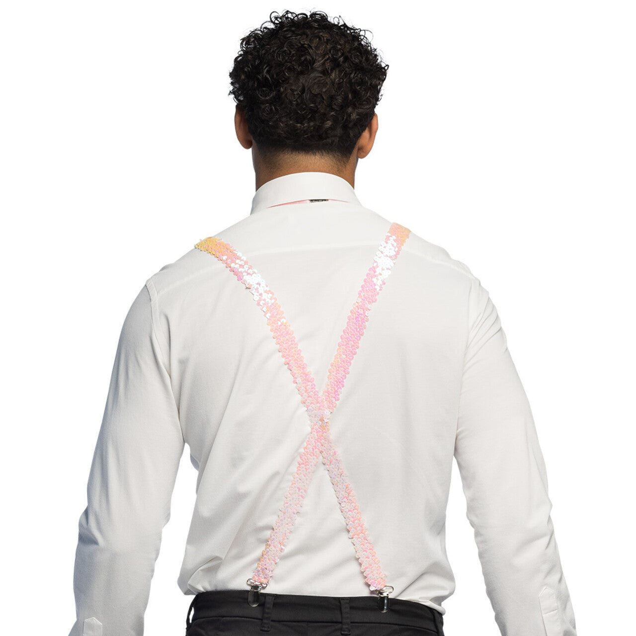 Op deze afbeelding zie je een Accessoires, van het merk Boland. Party Pailletten Set Roze