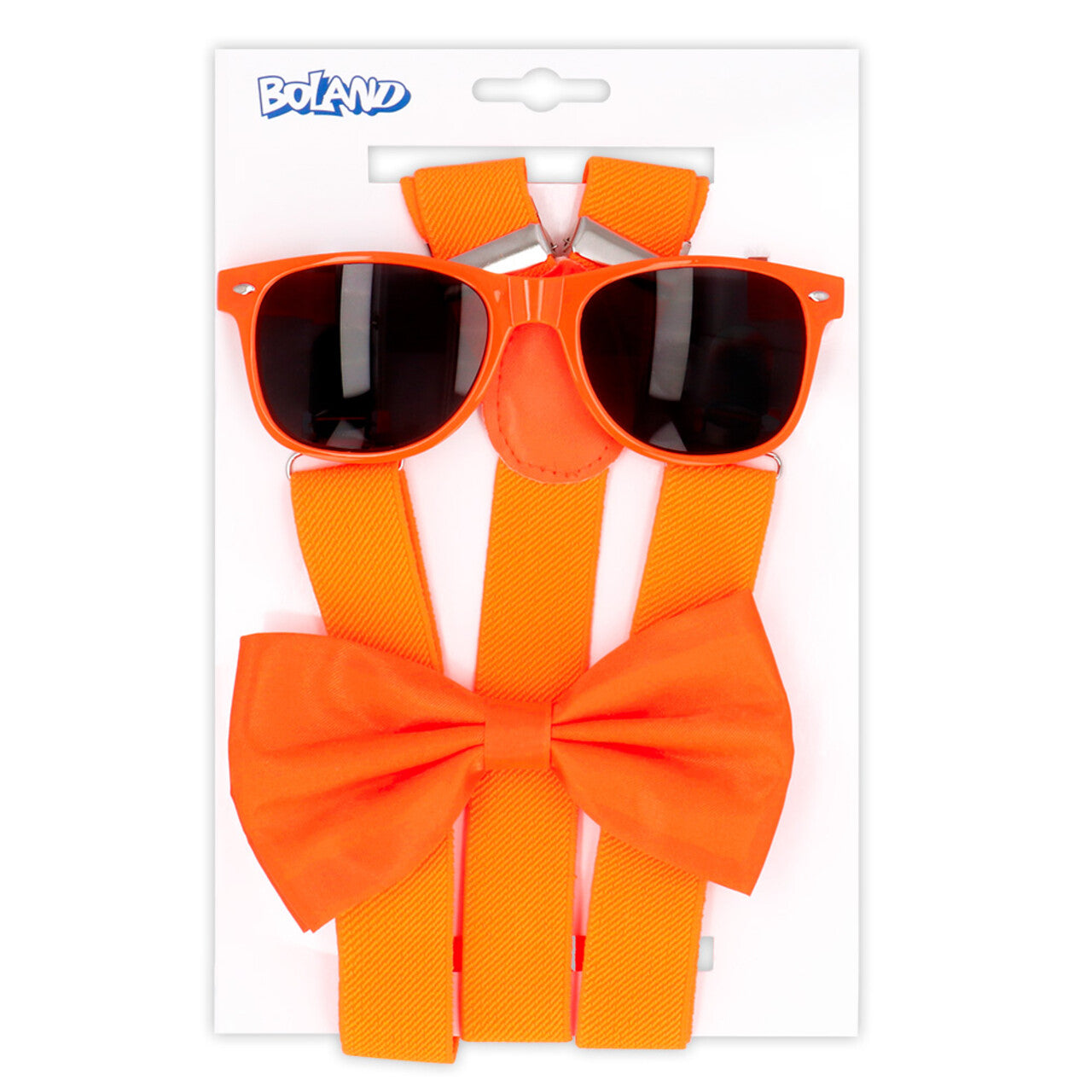 Op deze afbeelding zie je een Accessoires, van het merk Boland. Driedelige Set Oranje Chic