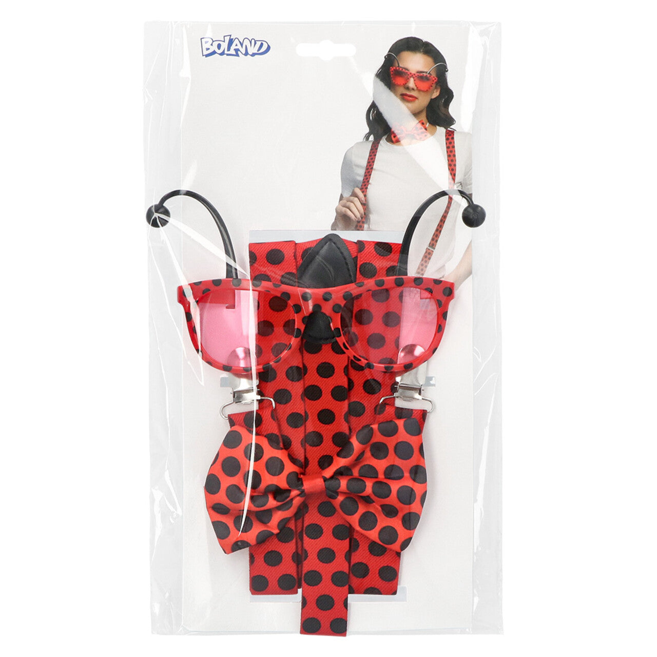 Op deze afbeelding zie je een Accessoires, van het merk Boland. Set Lieveheersbeestje 3delig