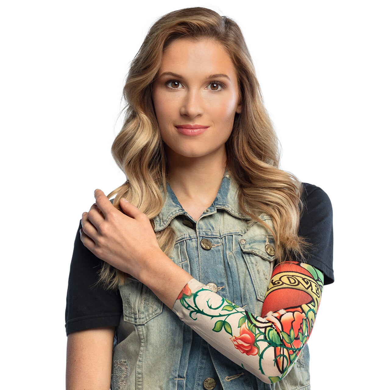 Op deze afbeelding zie je een Accessoires, van het merk Boland. Coole Tatoeage Mouw True Love