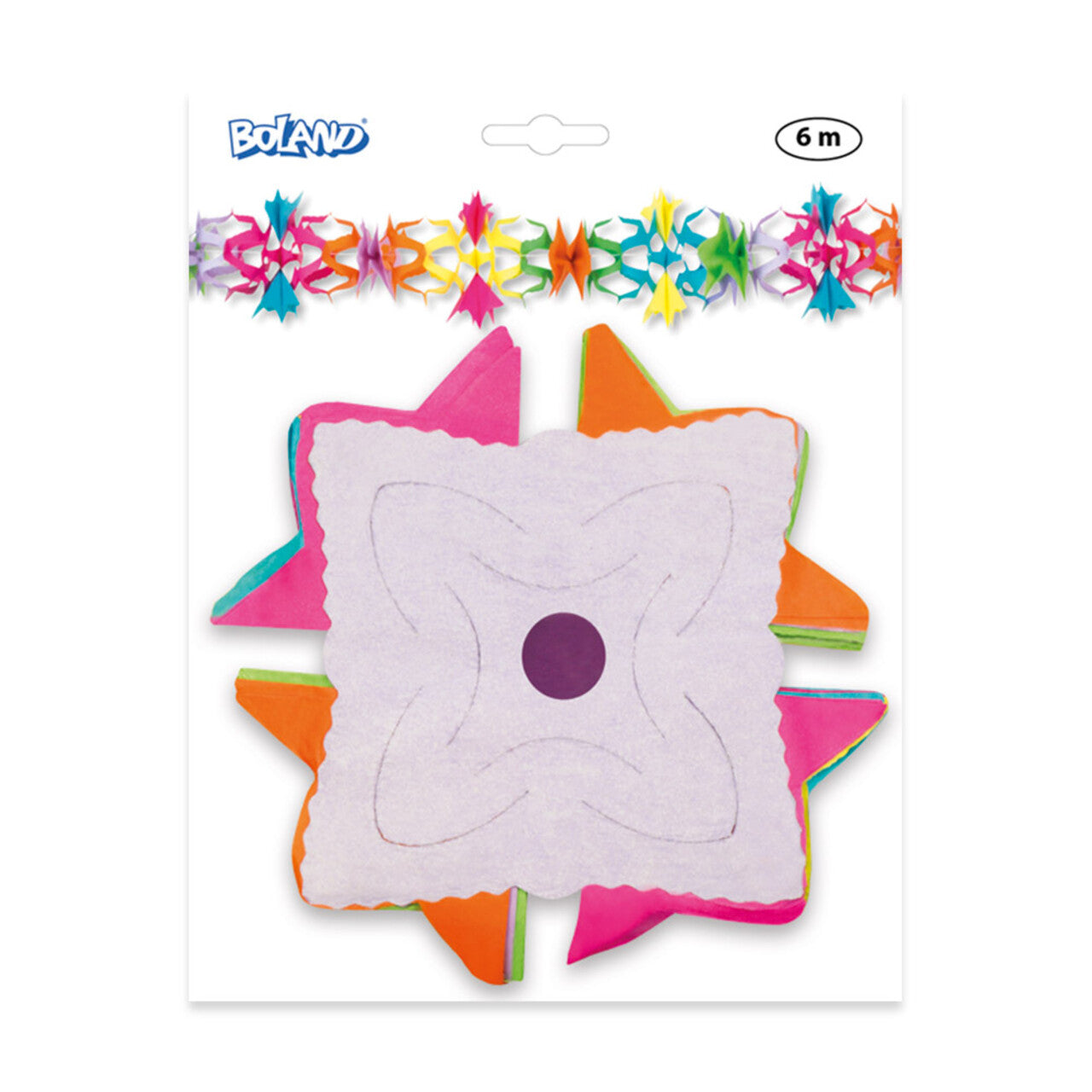 Op deze afbeelding zie je een Decoratie, van het merk Boland. Papieren Slinger Floral Fun