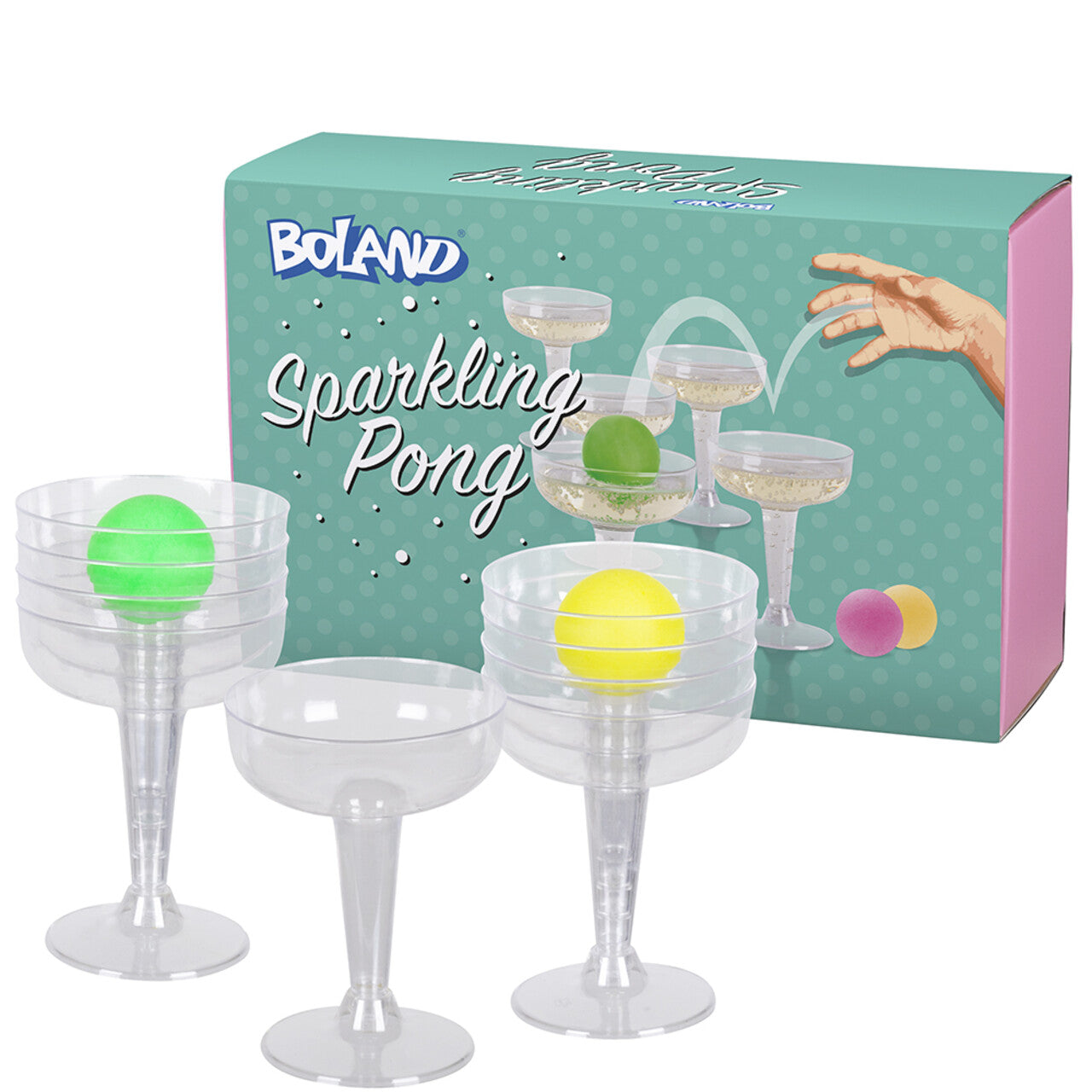 Op deze afbeelding zie je een Decoratie, van het merk Boland. Drankspel Sparkling-Pong