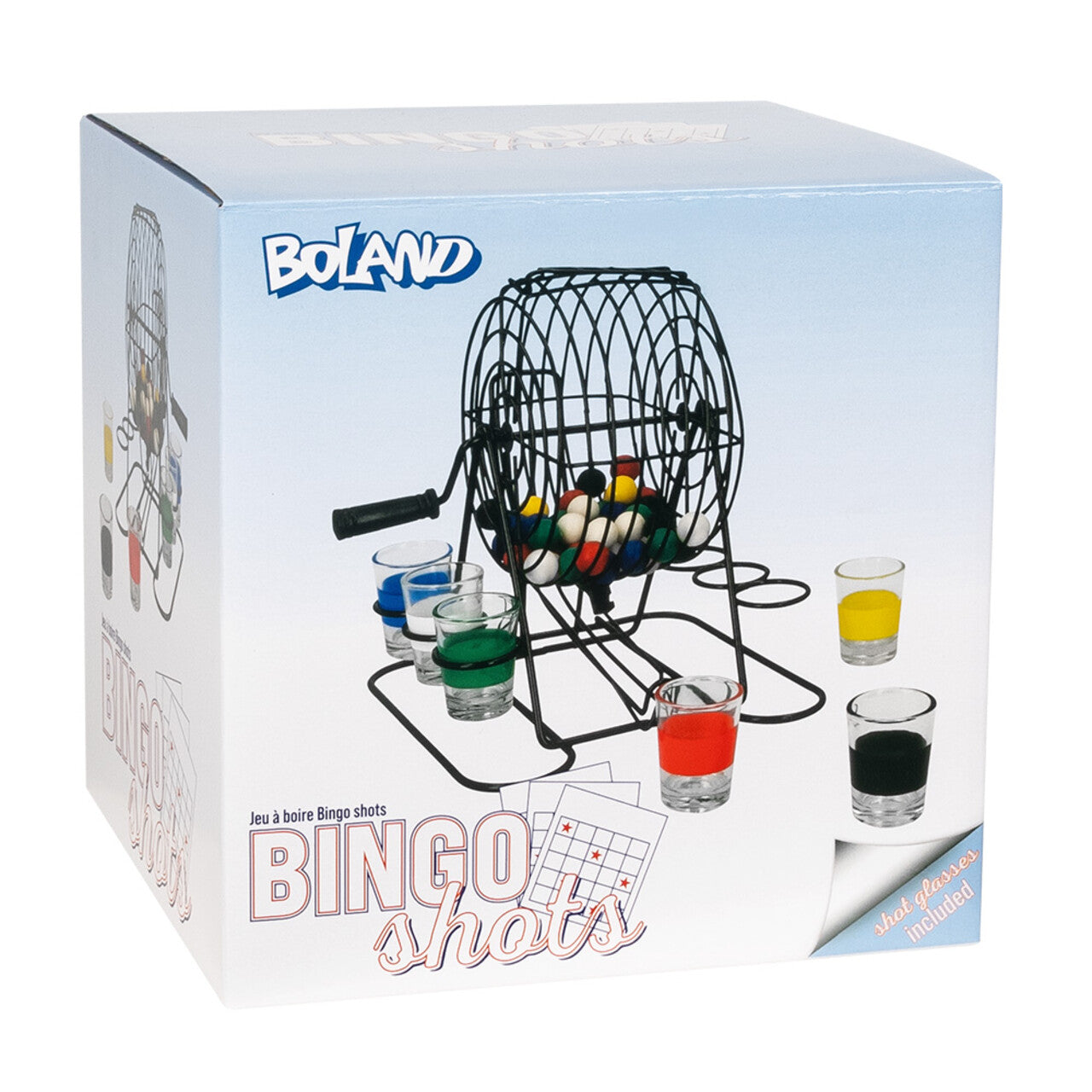 Op deze afbeelding zie je een Decoratie, van het merk Boland. Set Drankspel Bingo Shots