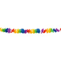Polyester Slinger Rainbow Hawaii Flowers