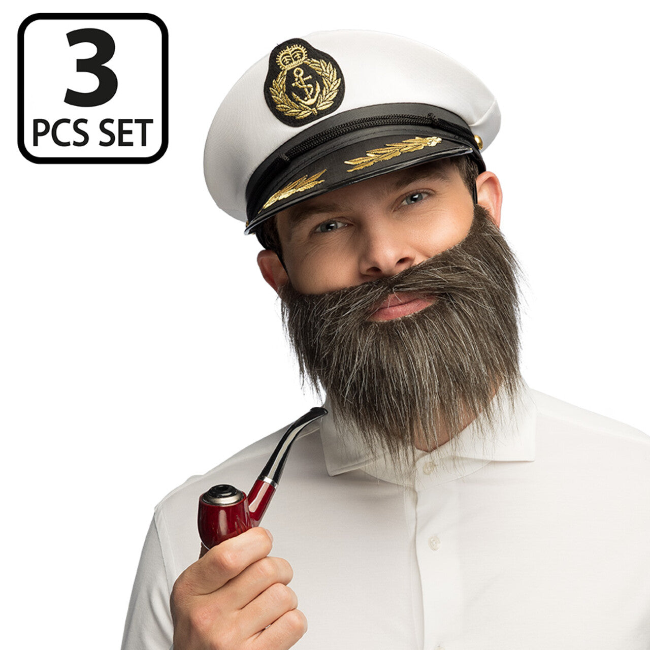 Op deze afbeelding zie je een Accessoires, van het merk Boland. Accessoire Set Sea Captain Overseas