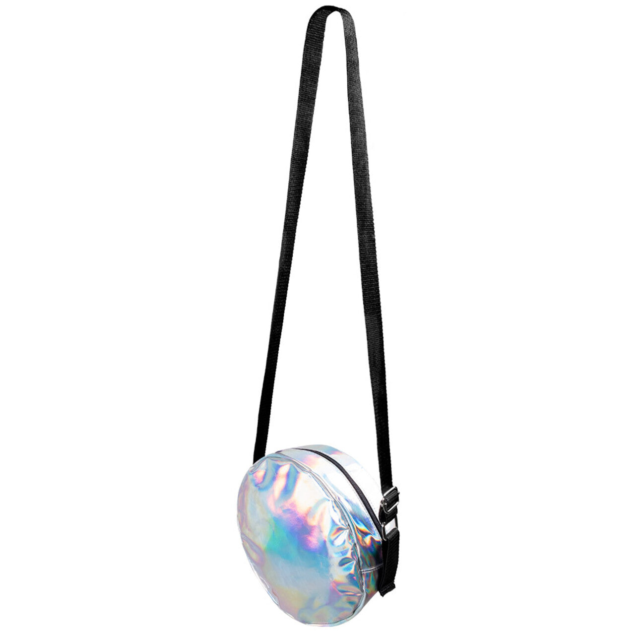 Op deze afbeelding zie je een Accessoires, van het merk Boland. Schoudertasje Holo Zilver (Ø 20 Cm)