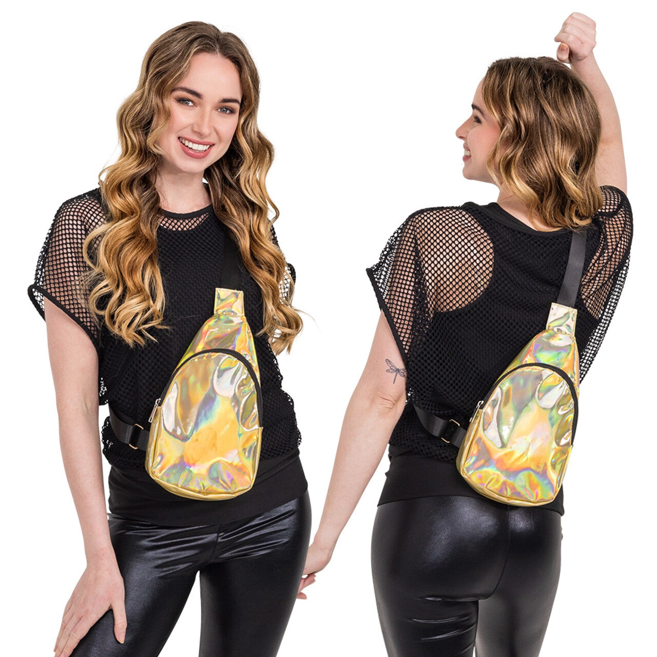 Op deze afbeelding zie je een Accessoires, van het merk Boland. Crossbody Tas Holla At Ya Goud