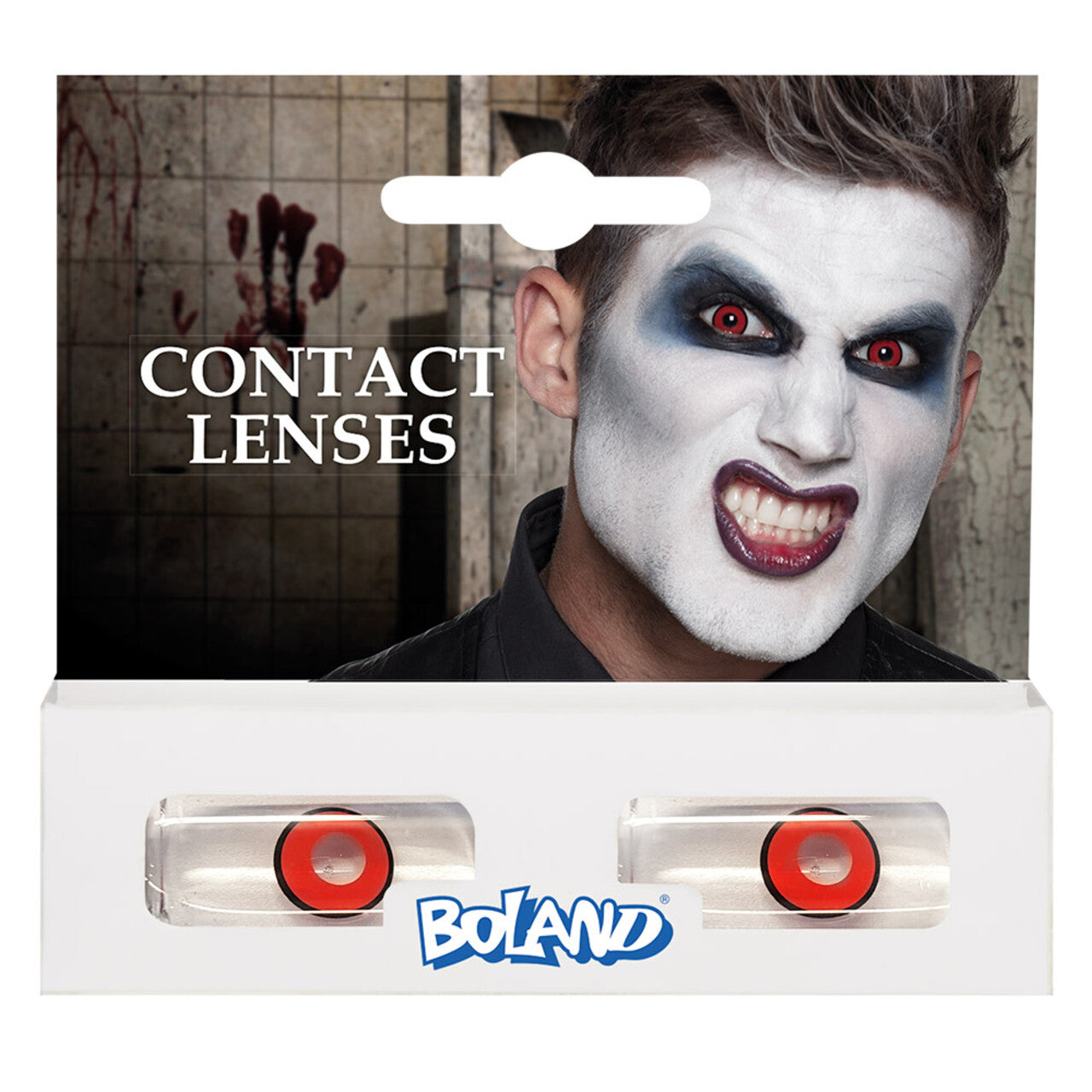 Op deze afbeelding zie je een Accessoires, van het merk Boland. Lenzen Freaky Red