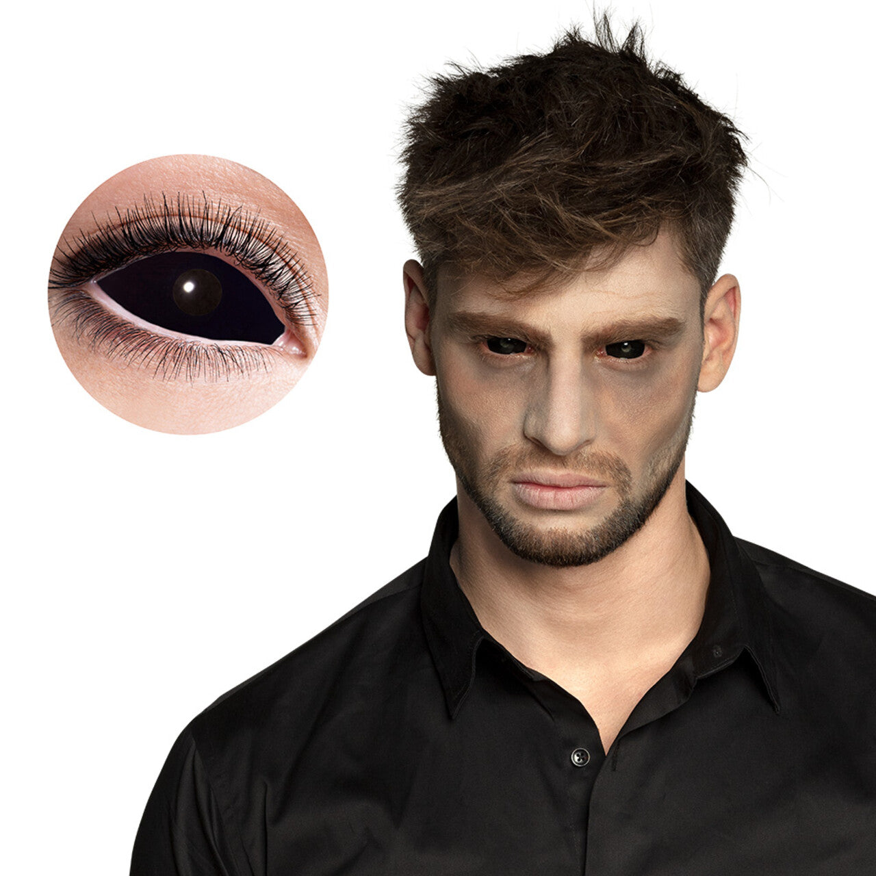 Op deze afbeelding zie je een Accessoires, van het merk Boland. Lenzen Sclera Ondode Damian Demoon