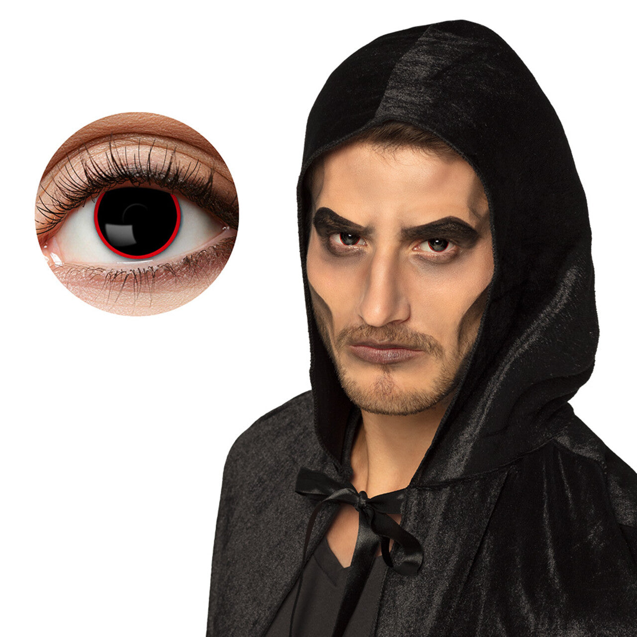 Op deze afbeelding zie je een Accessoires, van het merk Boland. Weeklenzen Dark Demon Gaze