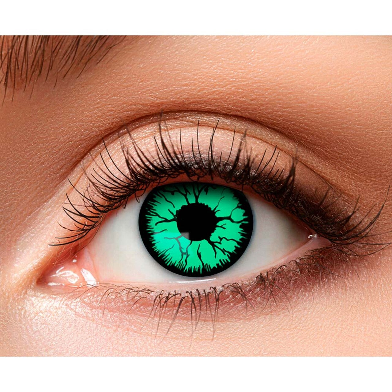 Op deze afbeelding zie je een Accessoires, van het merk Boland. Weeklenzen Freaky Green Clown