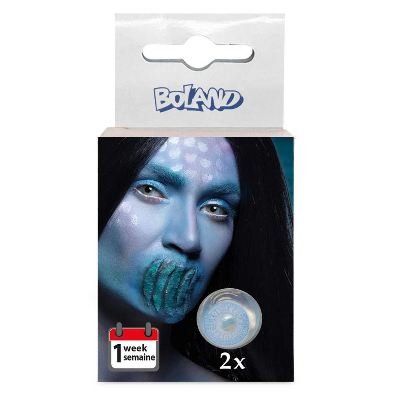 Op deze afbeelding zie je een Accessoires, van het merk Boland. Lenzen Beautiful Evil Mermaid